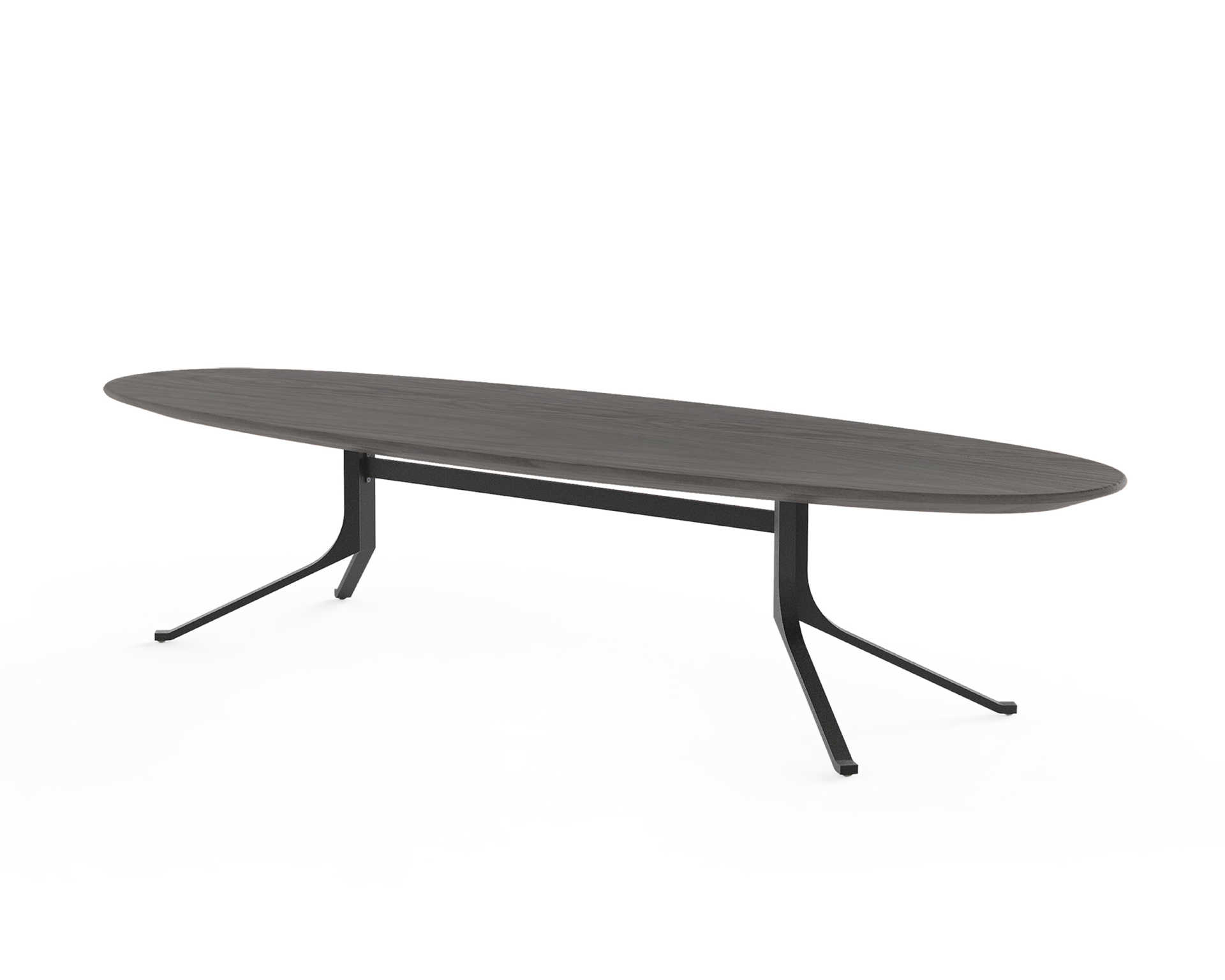 Журнальный столик Blink Oval - Деревянная столешница Stellar Works BL-T220-WD - Вид №1