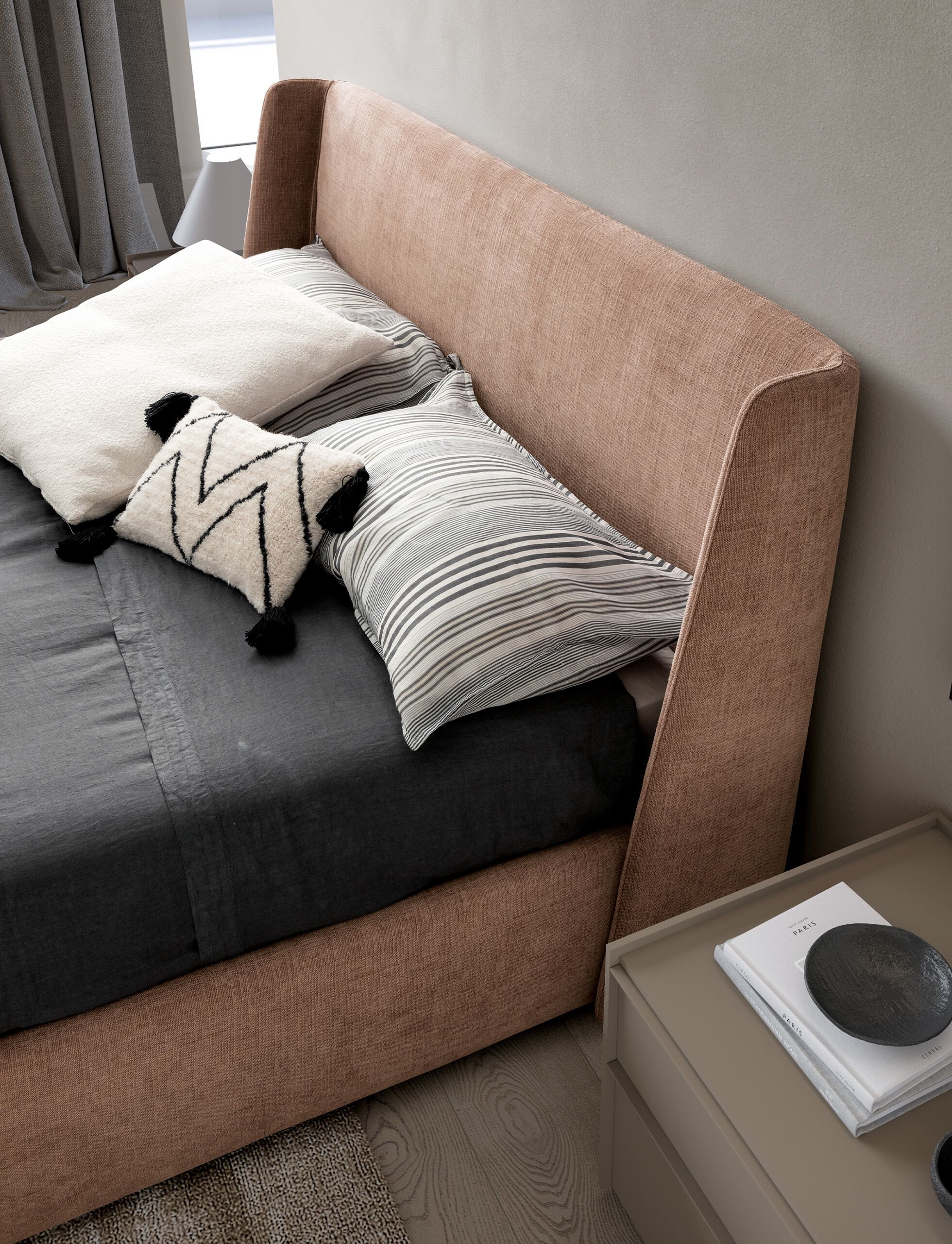 Двуспальная кровать из ткани Adok WAVE ARCH-00077732 - Вид №7