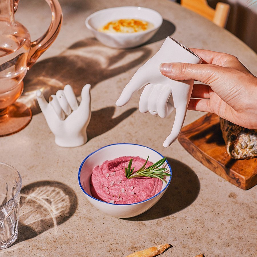 Солонка и перечница белые Pinky Swear DOIY ДИЗАЙНЕРСКИЕ 00-3870637 Белый  - Вид №2