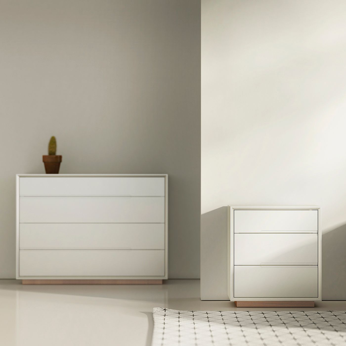 Деревянная тумбочка с ящиками WUDA ARCH-00118319 - Вид №1