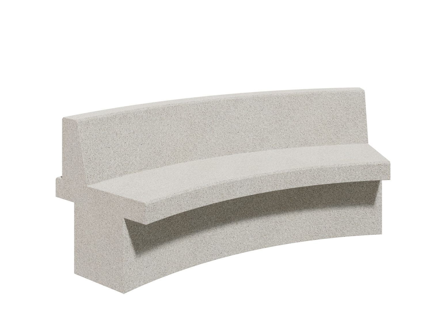 Изогнутая бетонная скамья amop Wise ARCH-00098035