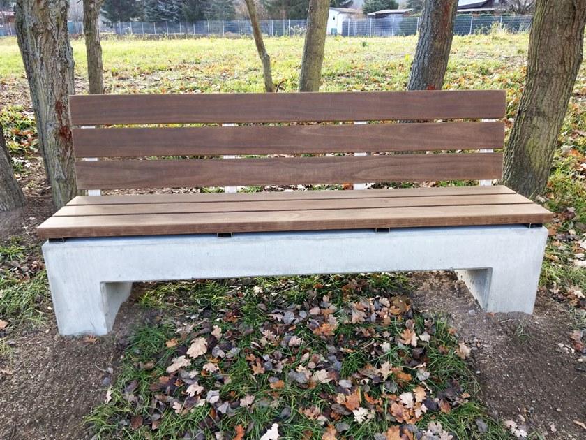 CO33 Бетонная скамья со спинкой Angulus sun-id-1348950 - Вид №4