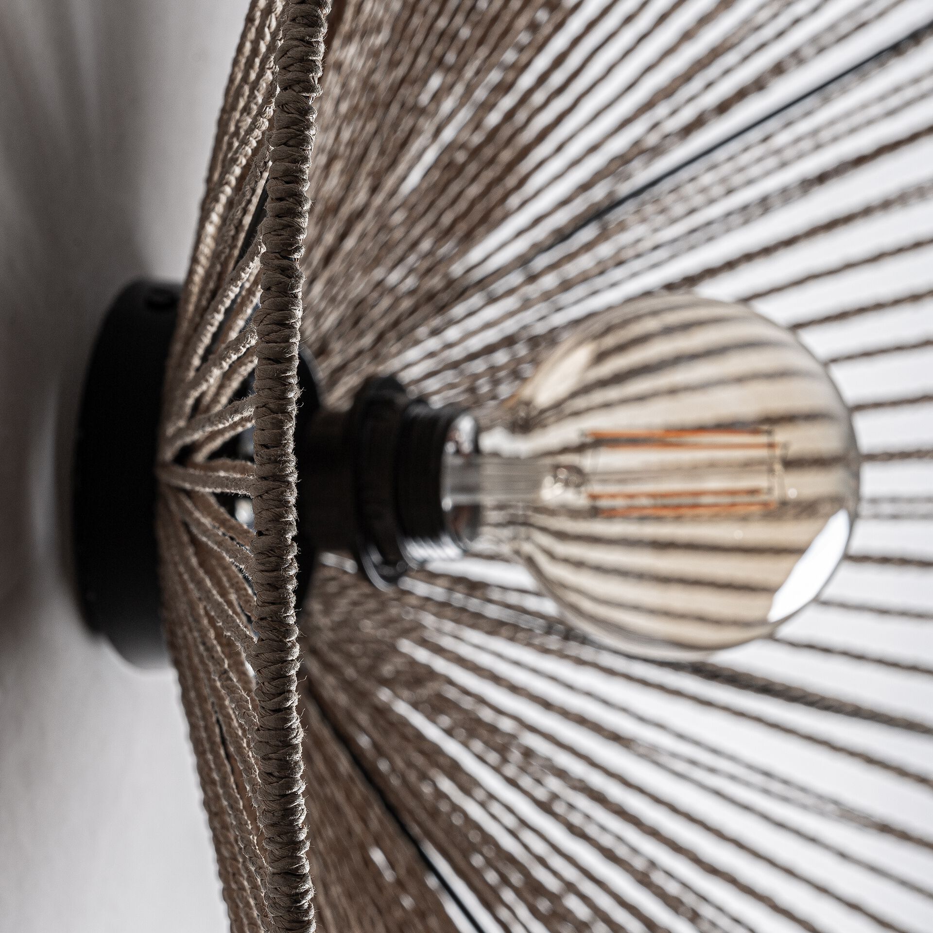 Потолочный светильник из рафии Vical Home жаккард ARCH-00024480 - Вид №1