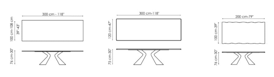 Прямоугольный стол BONALDO PRORA ARCH-00117201 - Вид №9