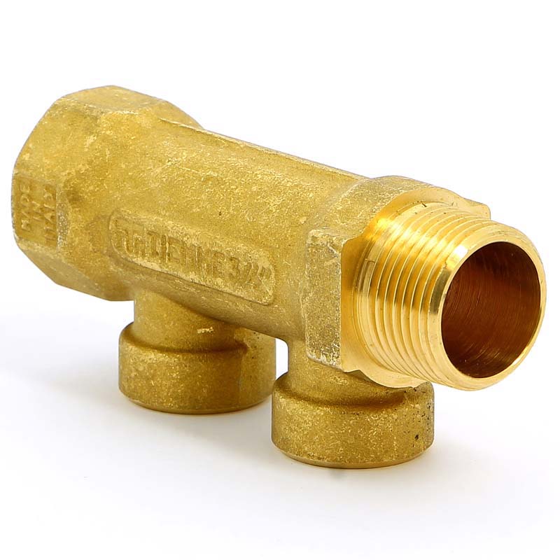 Коллектор НВ 3/4" TIEMME 2 выхода 1/2"В 36мм 1910052 - Вид №4