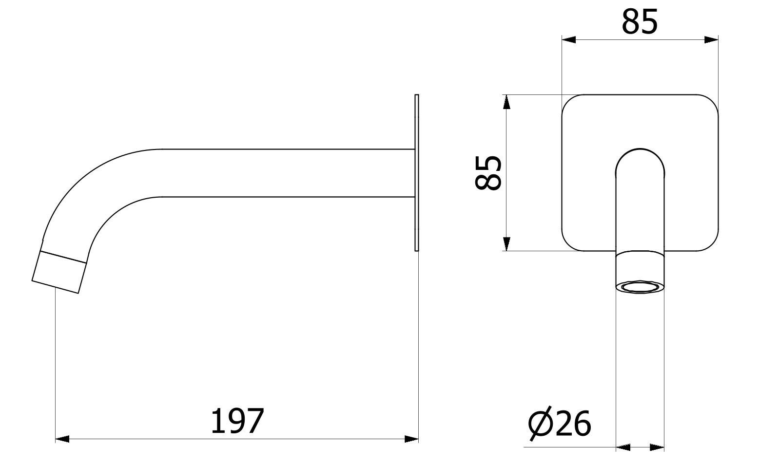 Настенный дозирующий носик IB Милан Турин ARCH-00132816 - Вид №12