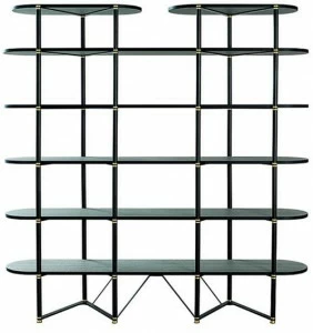 Casamilano Двусторонняя открытая полка из шпонированной древесины