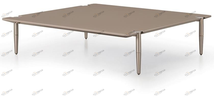 Turri Квадратный лакированный деревянный журнальный столик Zero sun-id-1413766