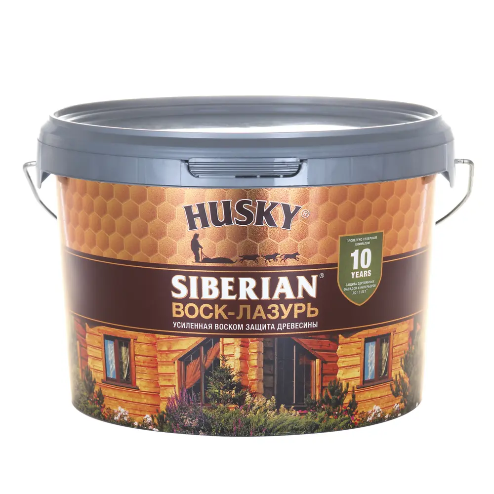 Воск-лазурь Husky Siberian для защиты и декора дерева 86765101 STLM-0071491 - Вид №1