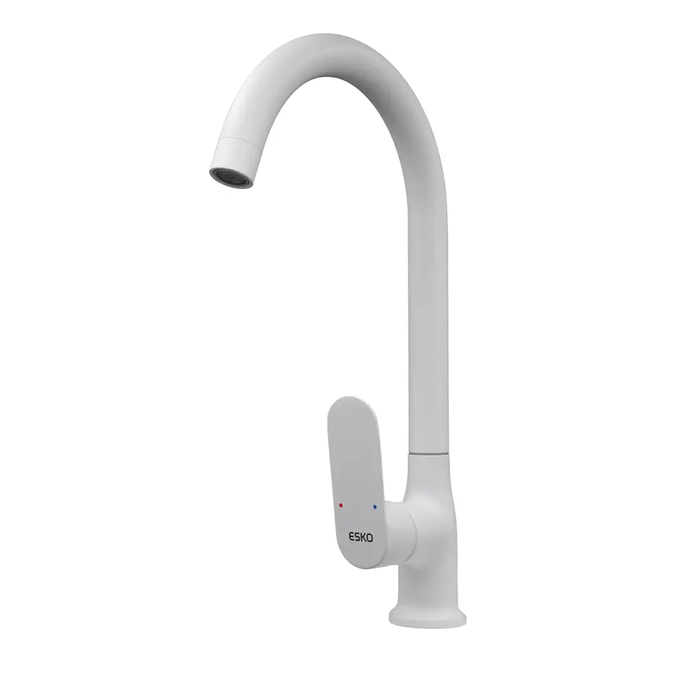 Смеситель кухонный Esko Annecy AN 519W высота 33.4 см цвет белый 89338345 STLM-2141888 AN519W - Вид №3