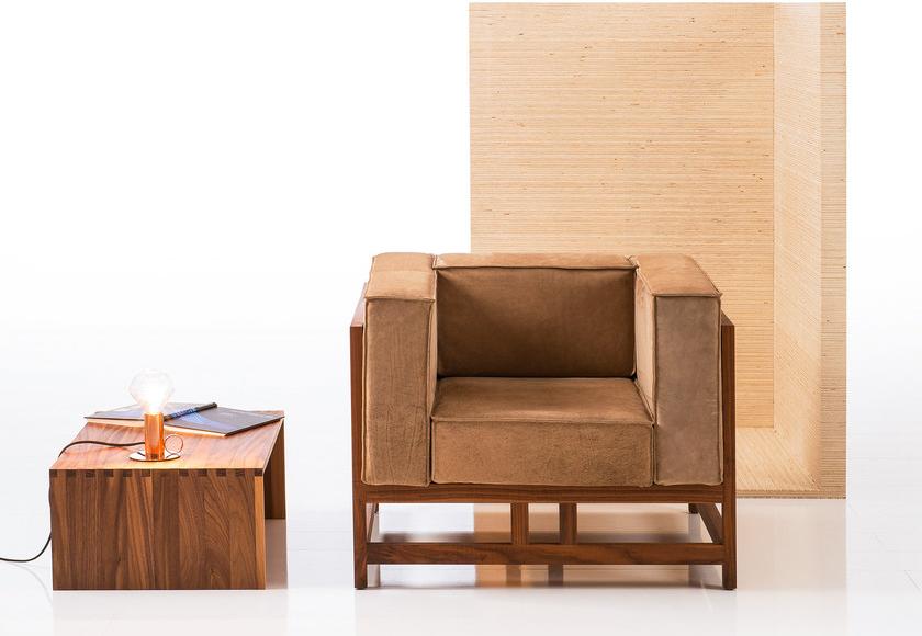 brühl Кожаное кресло с подлокотниками Easy pieces sun-id-1420883 - Вид №5