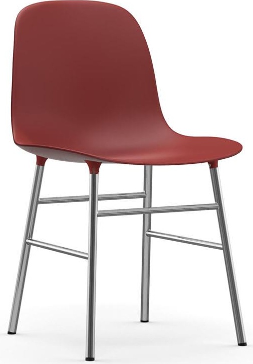 603173 Chair Chrome Red Normann Copenhagen Form