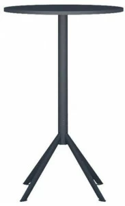 Ares Line Круглый высокий стол из стали Liner