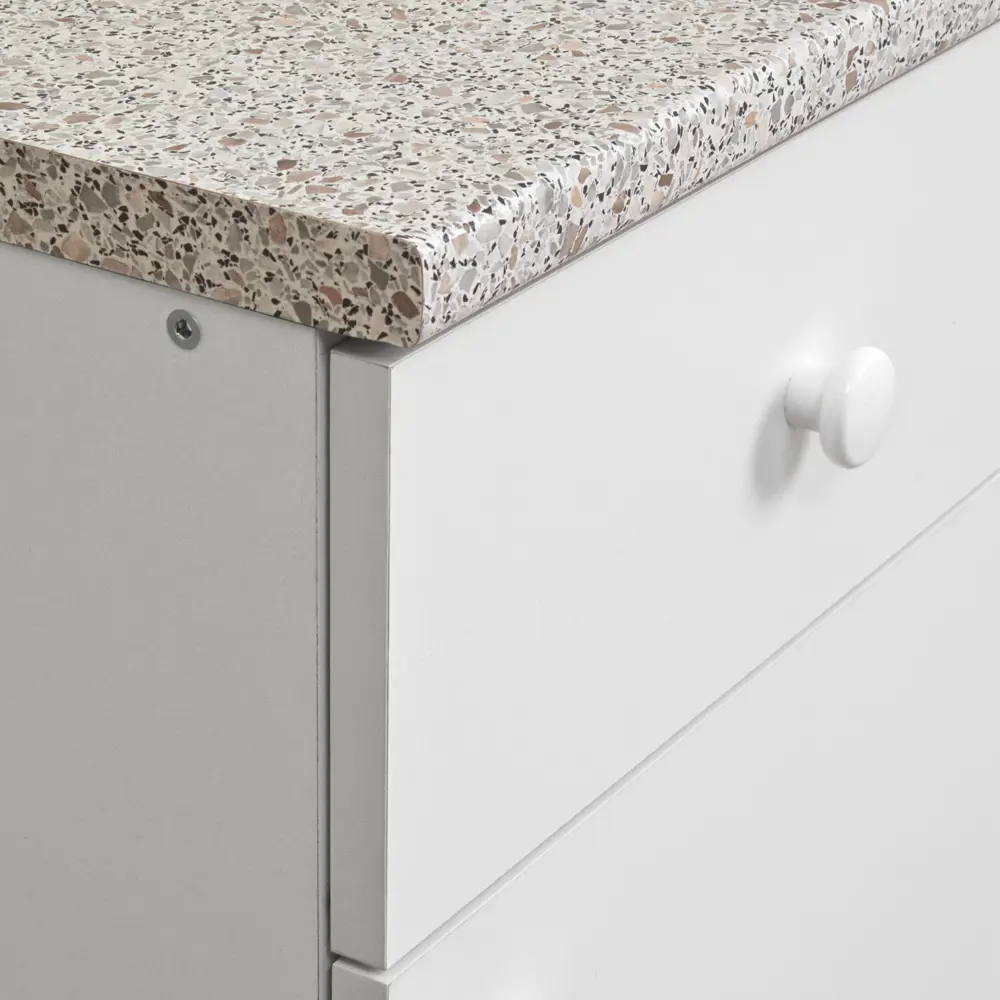 Шкаф напольный Бэлла 40x85x60 см ЛДСП цвет белый 82557150 STLM-2179699 Santreyd - Вид №5