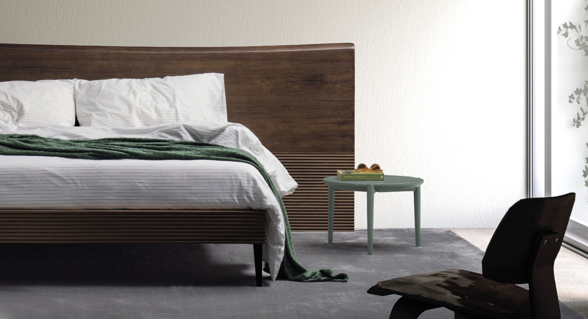 Круглый журнальный столик из массива дерева Devina Nais SCOTT ARCH-00065607 - Вид №2