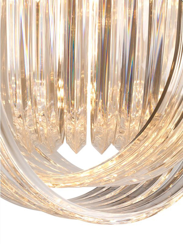 Подвесной светильник Murano 6 black от Delight Collection KR0116P-6 DELIGHT COLLECTION ДИЗАЙНЕРСКИЕ 243738 Прозрачный;черный  - Вид №2