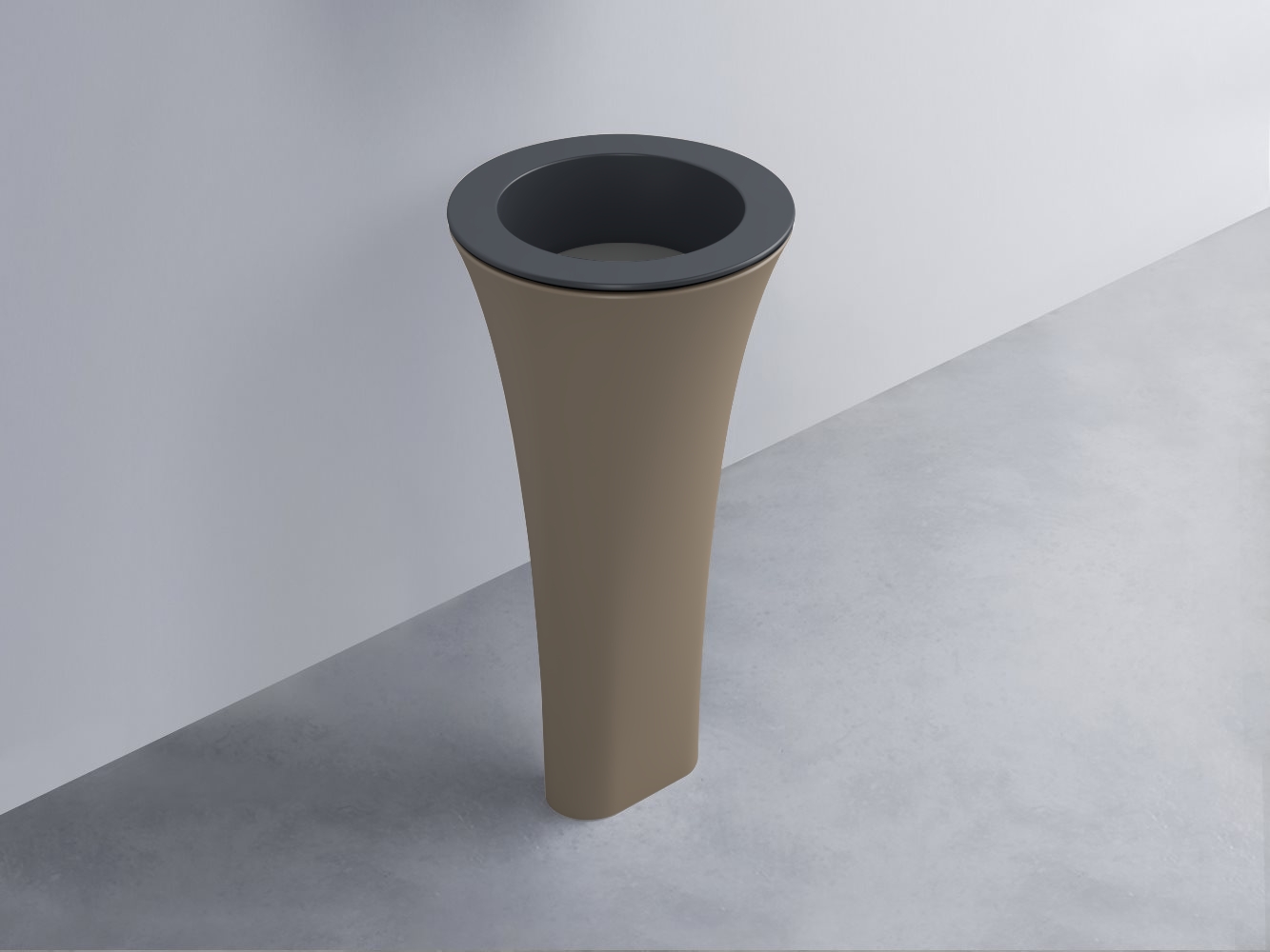AMLA45-BA+AMPILT-CM+AMCOLT-AN Раковина Amedeo Tondo отдельностоящая cielo Enjoy + Amedeo Ceramica Cielo
