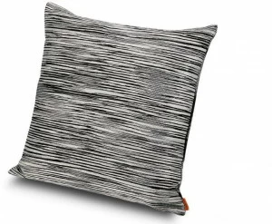 MissoniHome Подушка из ткани с пламенем черного и белого цветов Modern iconic