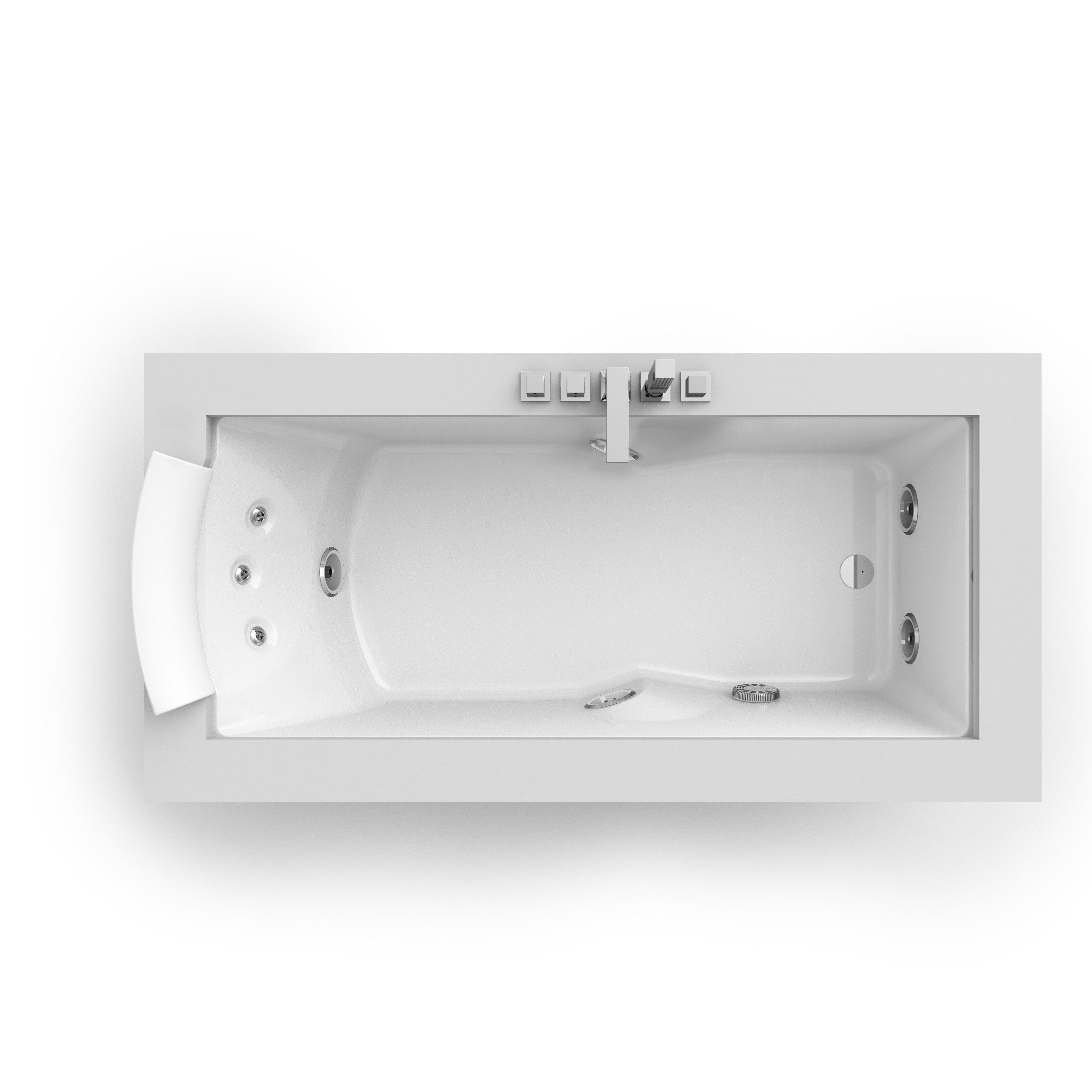 Встроенная ванна Corian® с гидромассажем Jacuzzi® ARCH-00030170 - Вид №3