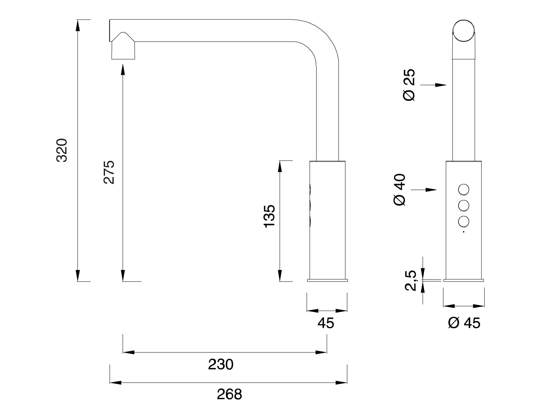 Диспенсер для питьевой воды / кухонный кран CEADESIGN ECO-DRINKING TAP WATER ARCH-00077902 - Вид №2