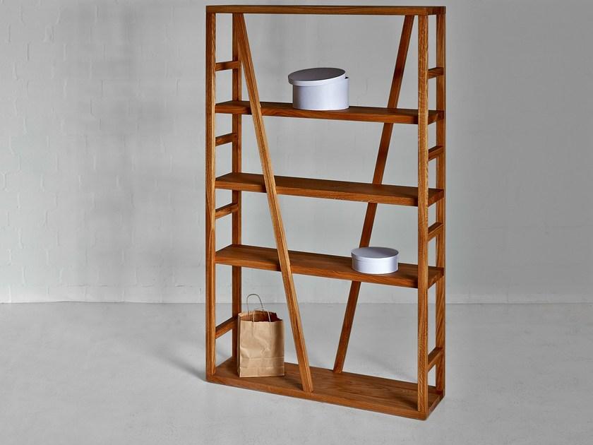 Vitamin Design Открытый книжный шкаф из массива дерева Fachwerk sun-id-1399690 - Вид №1