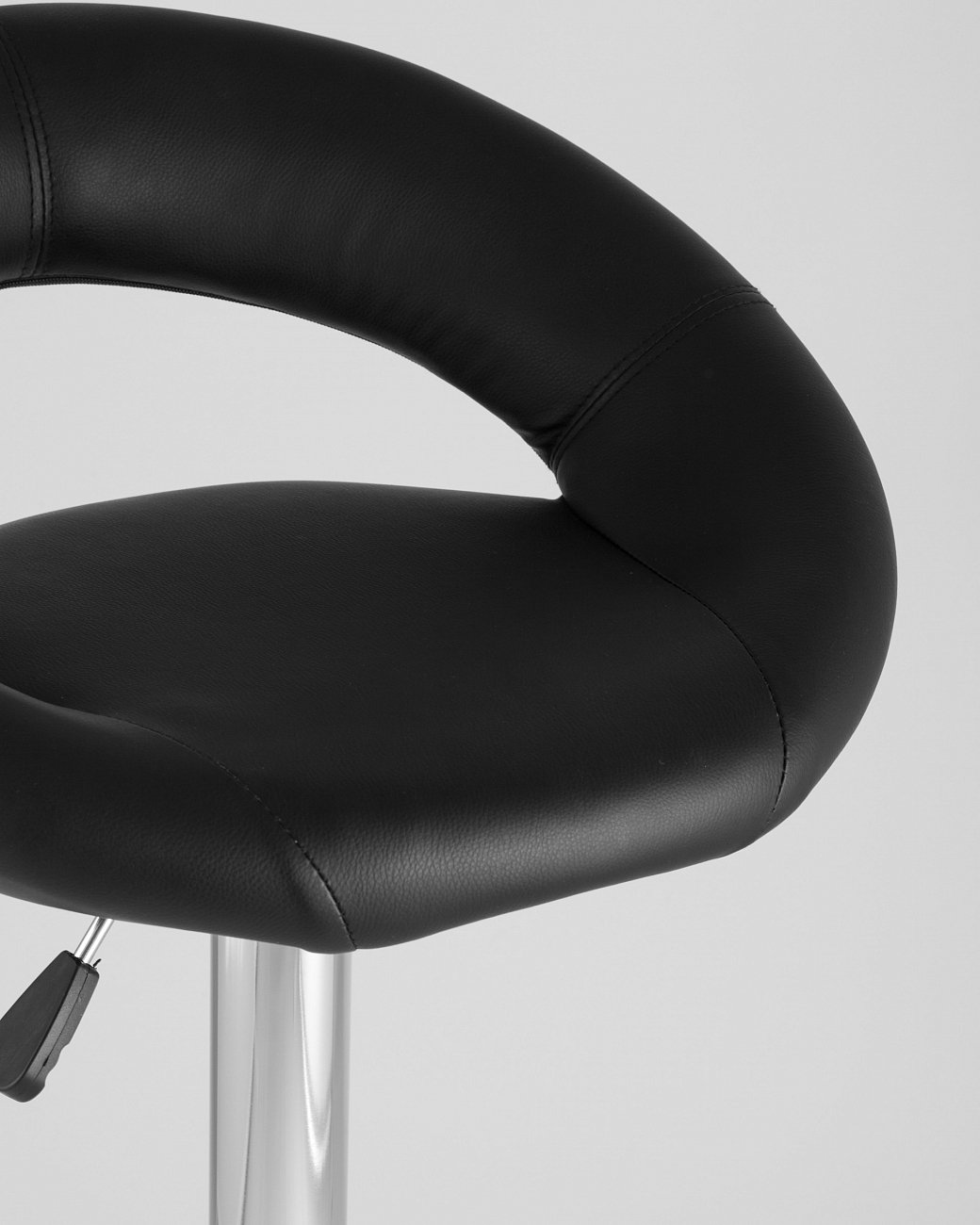 Стул барный со спинкой черный из экокожи "Купер" STOOL GROUP  00-3945943 Черный  - Вид №8