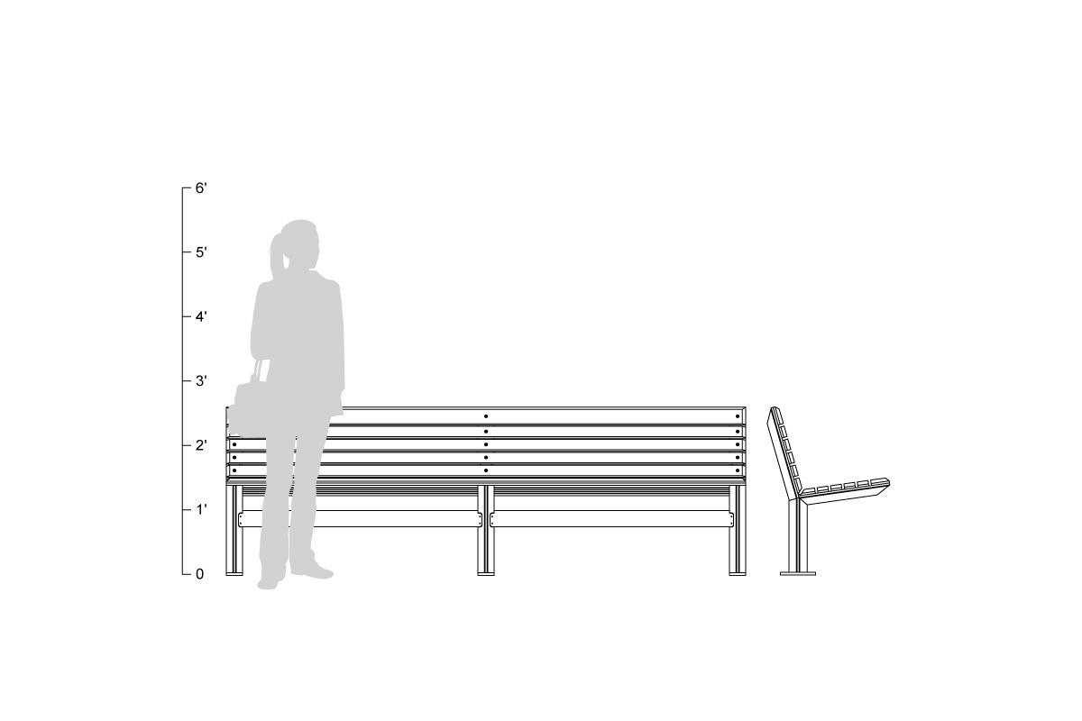FSRT39 Скамейка рыцаря  Forms-surfaces  - Вид №26