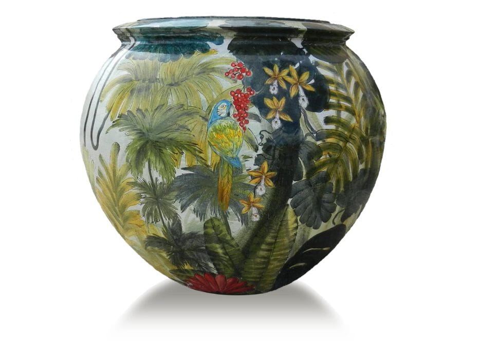 Терракотовый горшок Grandi Maioliche Ficola шаровые орки ARCH-00059838 - Вид №1