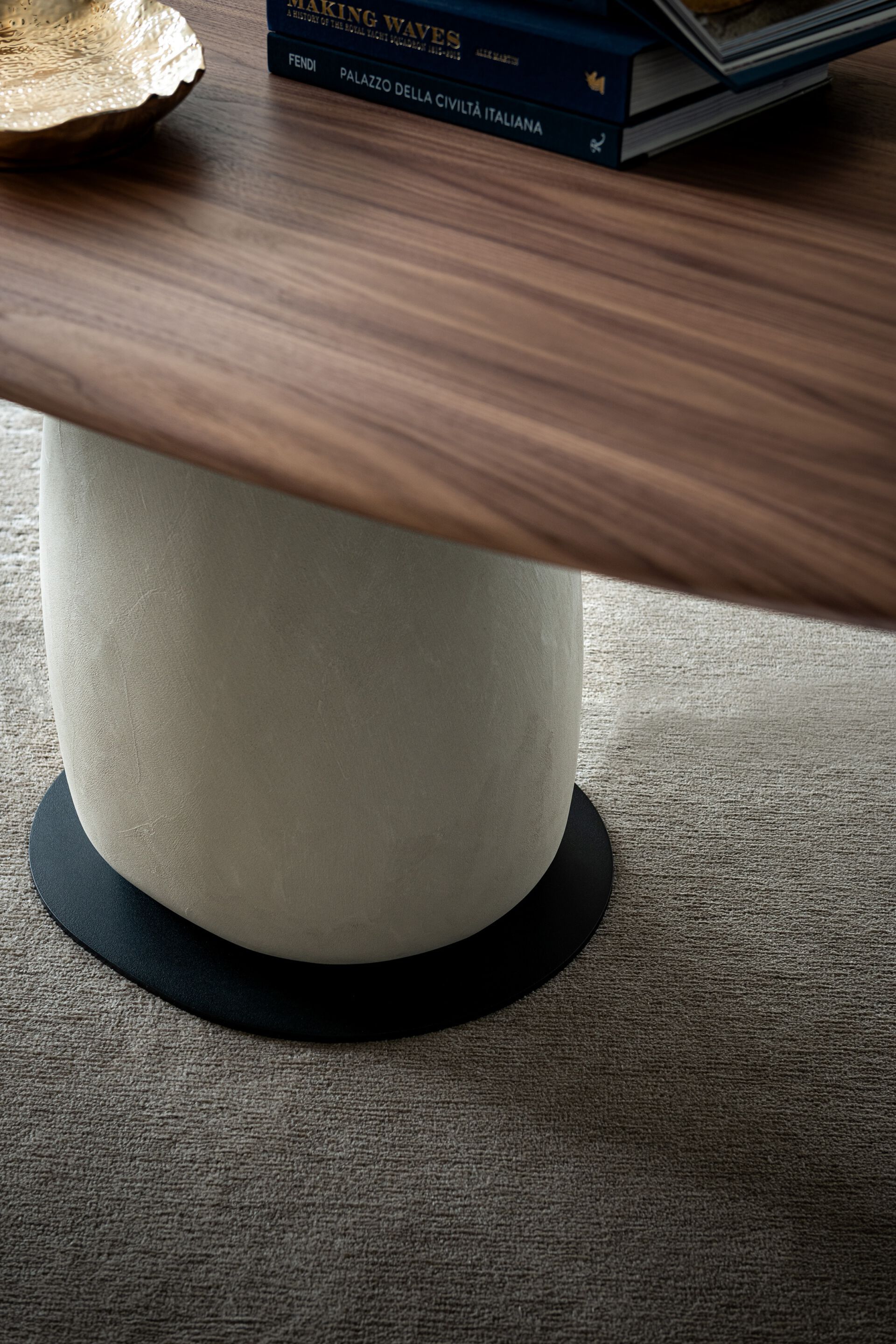 Деревянный прямоугольный фиксированный стол с центральным основанием Cattelan italia Botero ARCH-00044036 - Вид №4