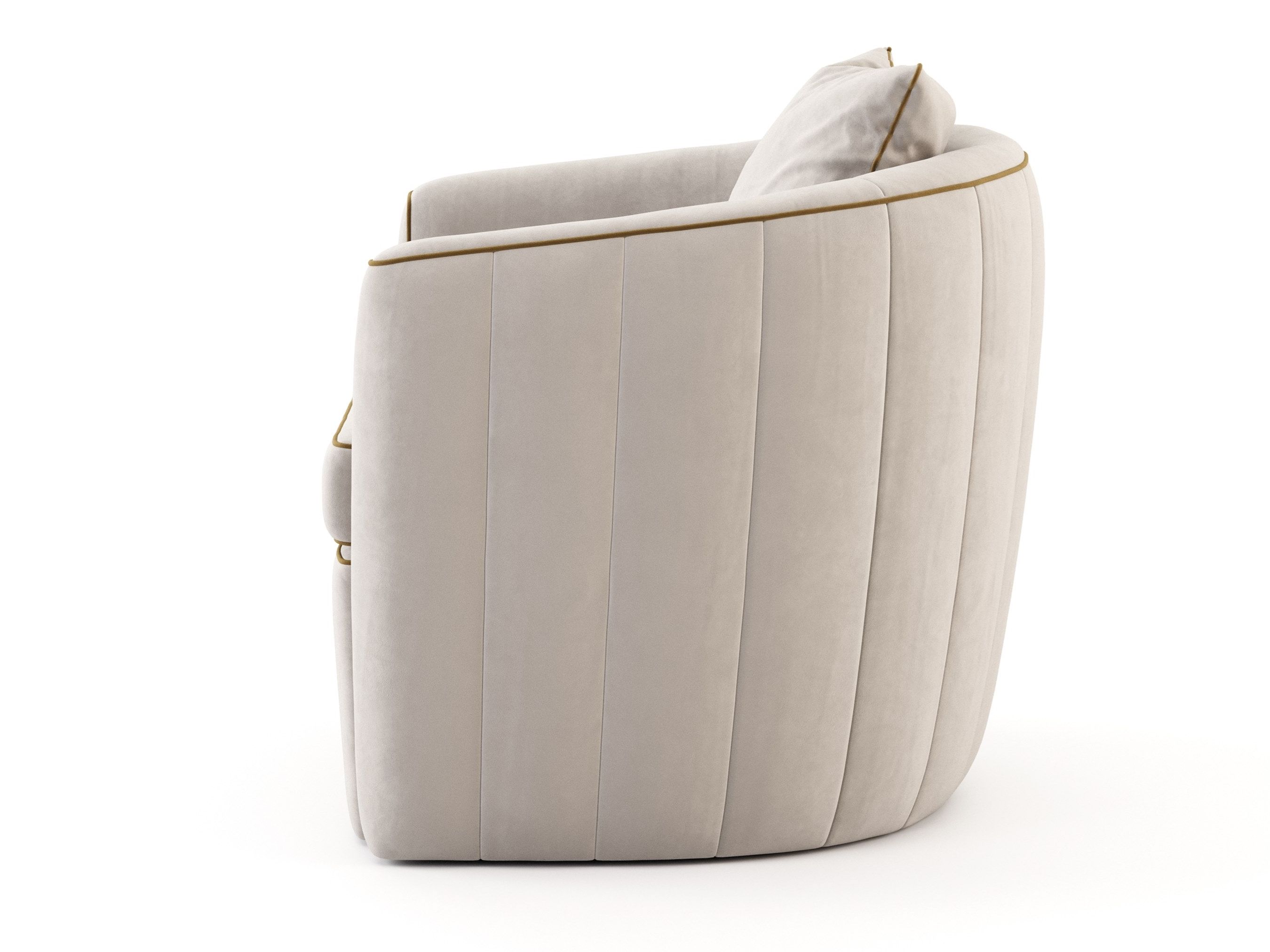 Бархатное кресло с подлокотниками Stylish Club Fortune ARCH-00031938 - Вид №4