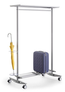 Стальная напольная вешалка с порошковым покрытием