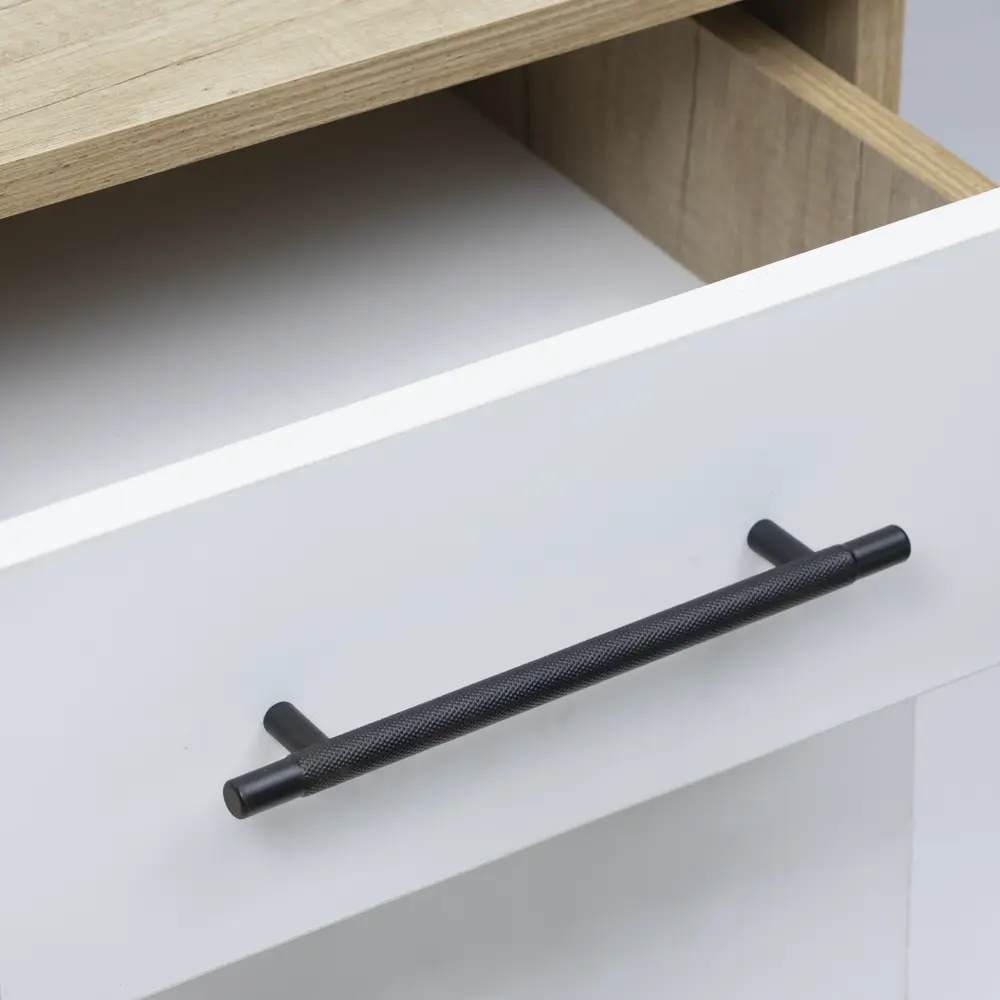 Мебельная ручка-рейлинг Cobra матовый черный 128 мм AKS STLM-2139180 - Вид №6