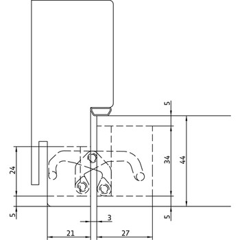 Петля Anselmi 170 3D 44 Santreyd LK01-780 - Вид №1
