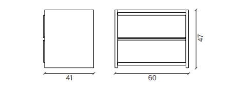 Тумбочка из массива дерева с ящиками Devina Nais GROOVE ARCH-00027354 - Вид №2