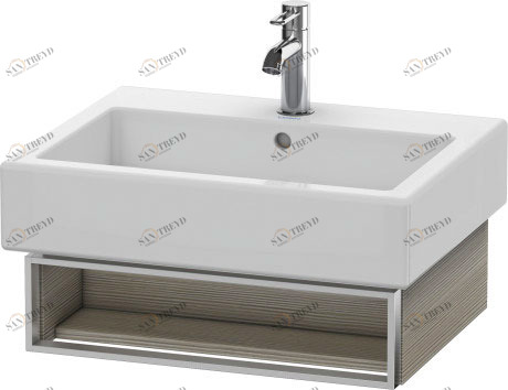 VE600403131 Тумбочка подвесная Vero #VE6004 550 x 431 мм Сосна серебристая, декор Duravit