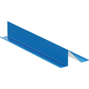 Снегозадержатель для металлической кровли планка 80x115x2000 мм 0.4 мм RAL 5005 синий