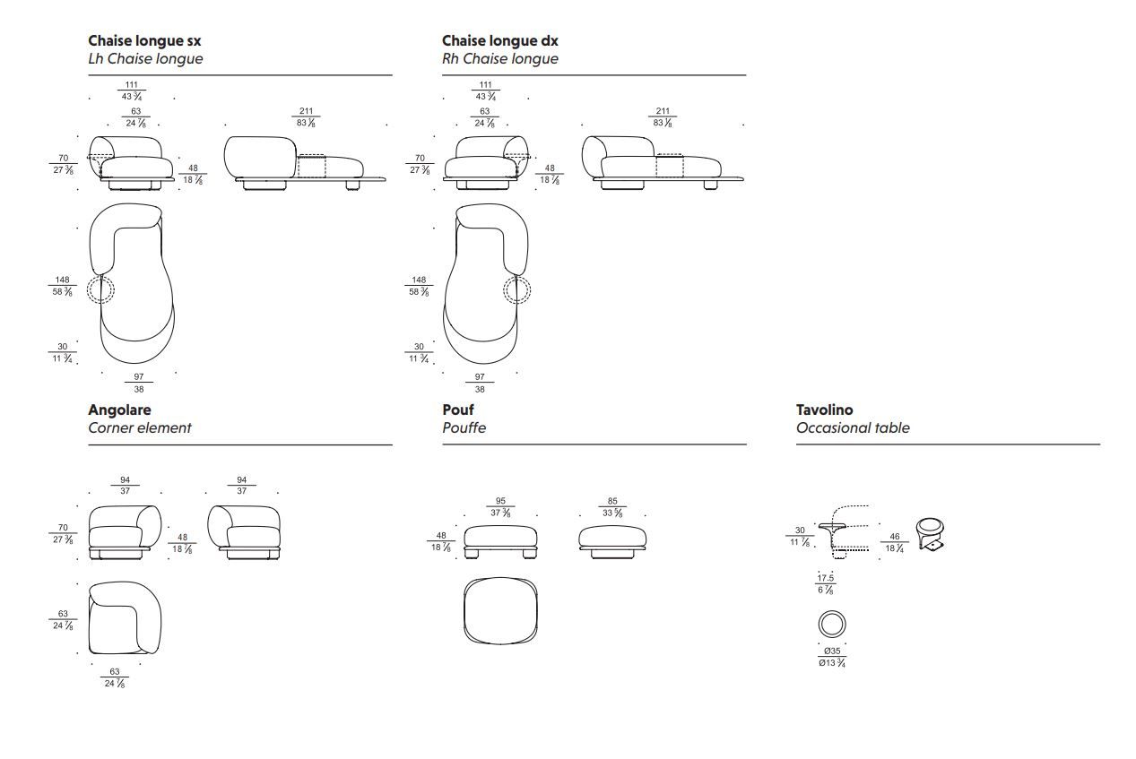 Ткань Dormeuse Busnelli GRUMETTO ARCH-00065752 - Вид №3