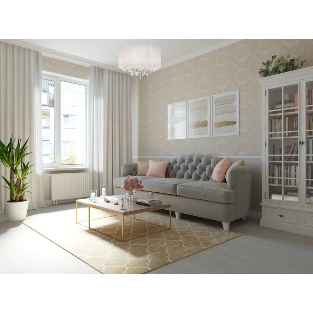 Плинтус потолочный пенополистирол NMC LX-120 белый 80x85x2000 мм STLM-2200977 - Вид №2