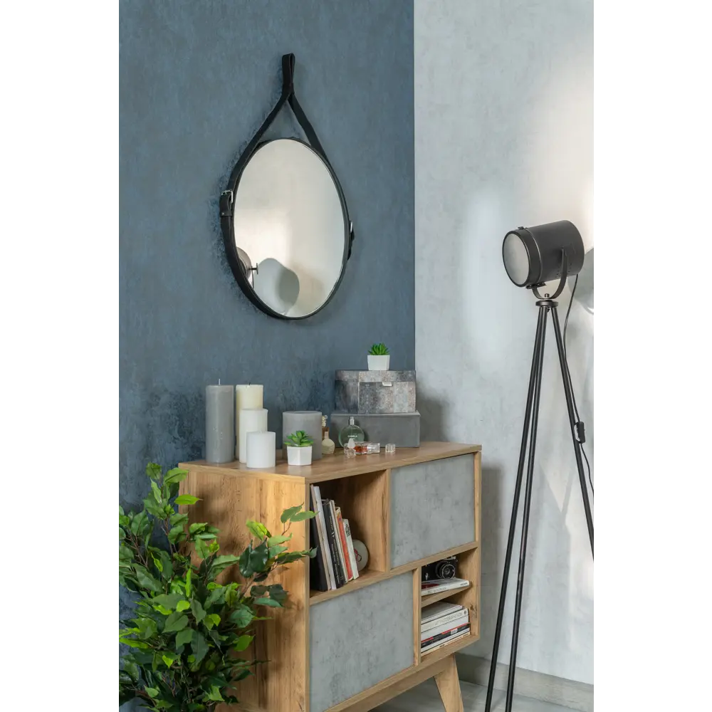Зеркало декоративное Inspire Barbier круглое 55 см цвет чёрный 82143167 STLM-2070203  - Вид №5