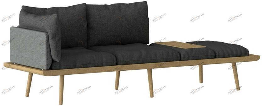 Umage 3-х местный тканевый диван Lounge around sun-id-1473846