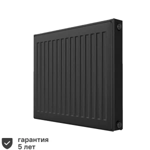 Радиатор панельный Ростерм 22 500x1200 боковое подключение сталь черный 82570191 STLM-2131503