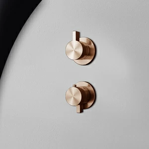 Термостат для душа розовое золото TOOX Radomonte