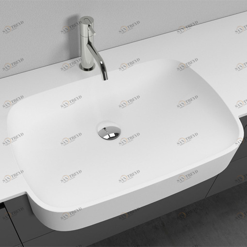 TOPMATT40200 Накладная раковина на столешницу  прямоугольная Antoniolupi TOPMATT