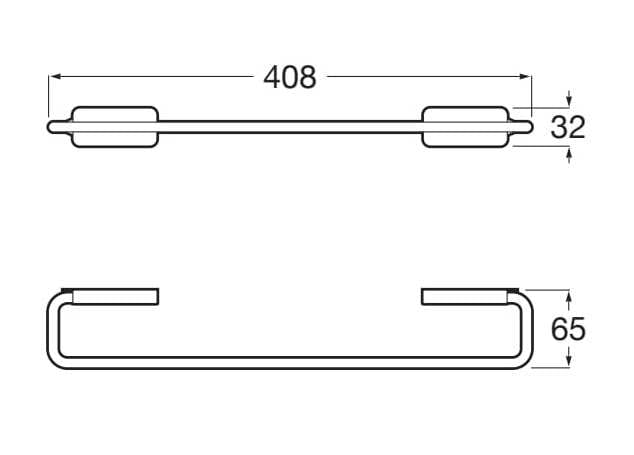 Металлический держатель для полотенец Roca ARCH-00151371 - Вид №7