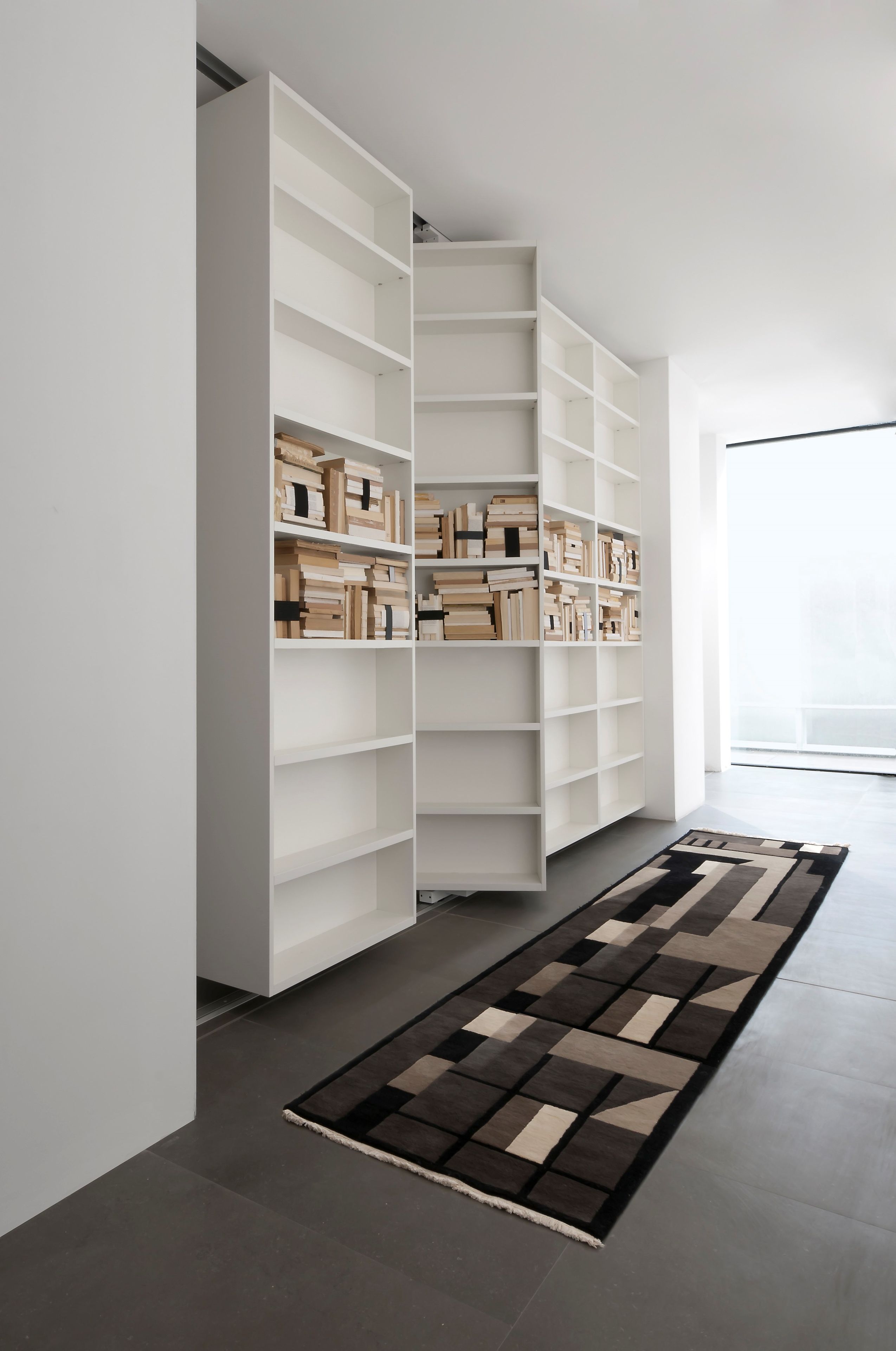 Деревянный поворотный разделительный книжный шкаф ALBED Re-View ARCH-00024221 - Вид №3