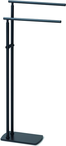 7331(14) Gedy G-Florida, стойка: 2 полотенцедержателя, цвет черный матовый 