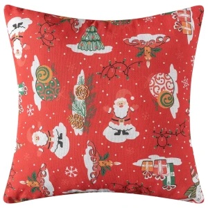 Подушка Altali Санта 40x40 см цвет красный