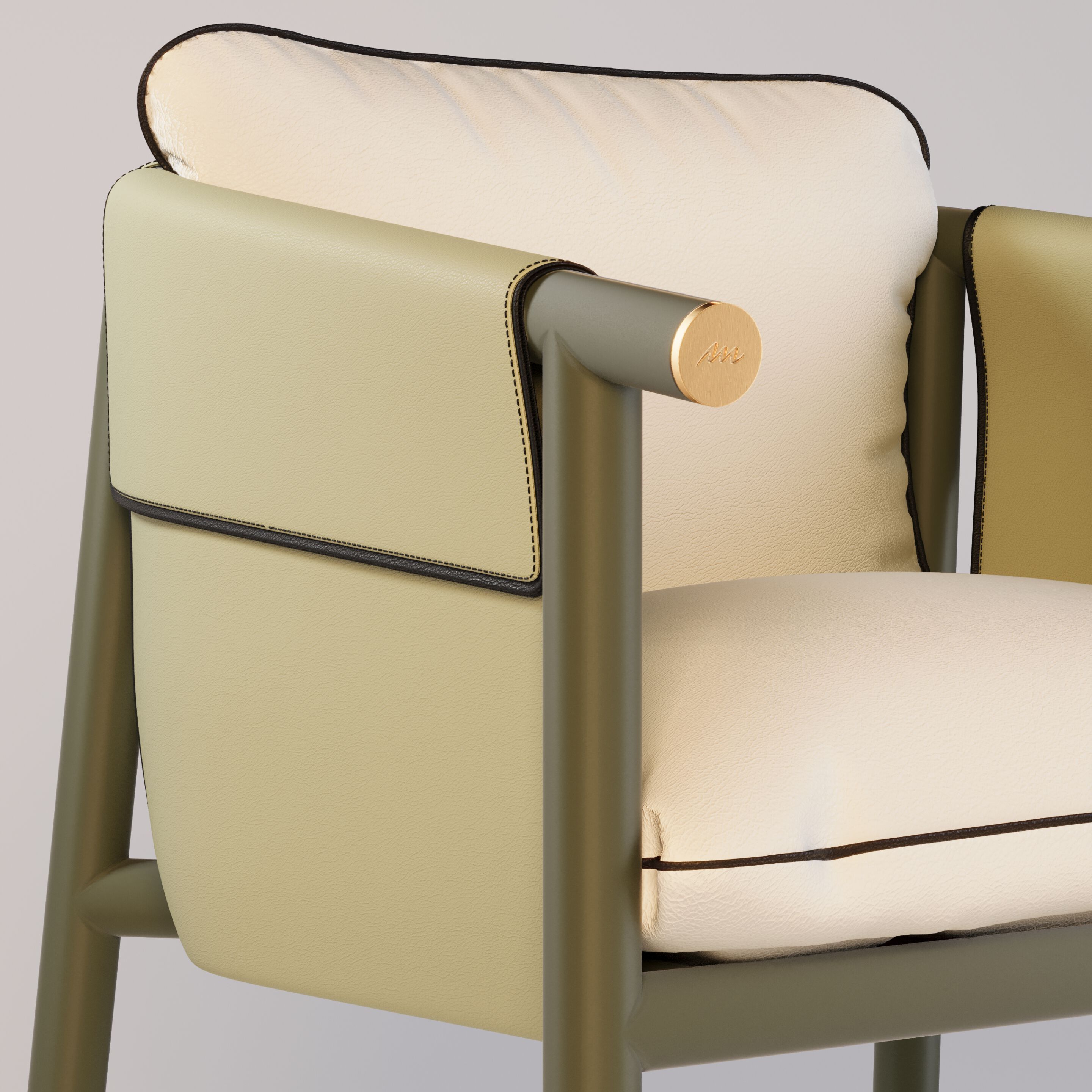 Тканевый садовый стул с подлокотниками Myface Селин ARCH-00135833 - Вид №2