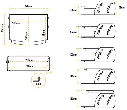 Fellowes Регулируемая подставка для монитора  9731101  - Вид №4