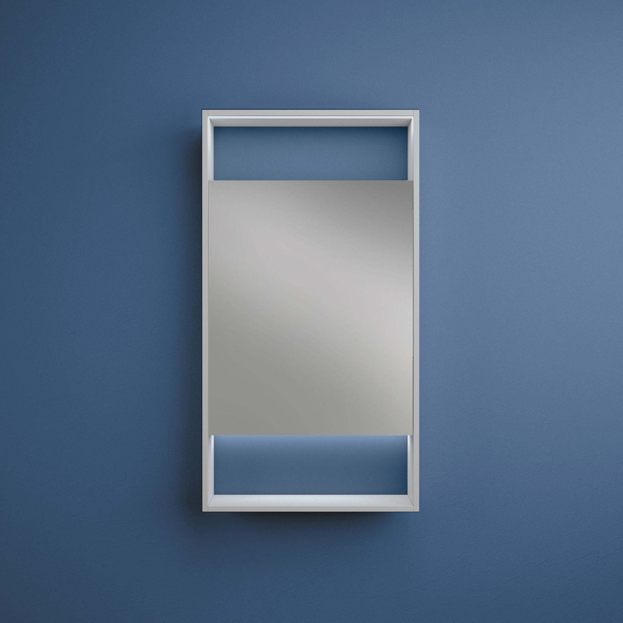 Прямоугольное зеркало с настенным контейнером Mobilcrab Fount ARCH-00004037 - Вид №2